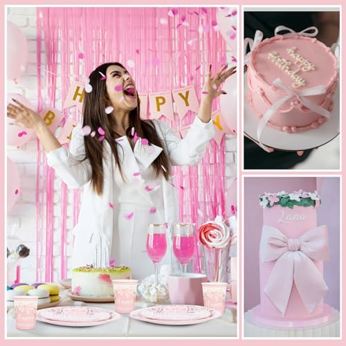 350 Pcs Disposable Paper Plates Napkins Cups Tableware Set for 50 Guests K623