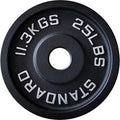 25 lbs Cast Iron Olympic Weight Plate C61687