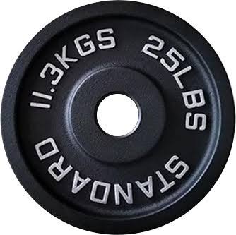 25 lbs Cast Iron Olympic Weight Plate C61687