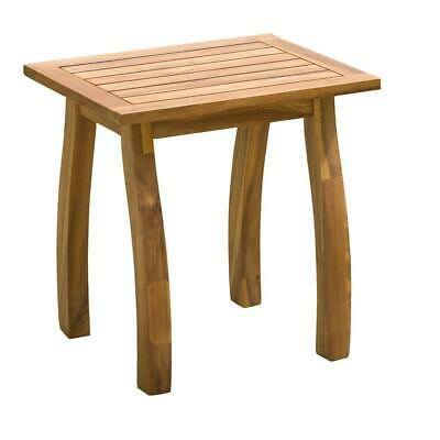 Gray Acacia Wood Accent Table E8116