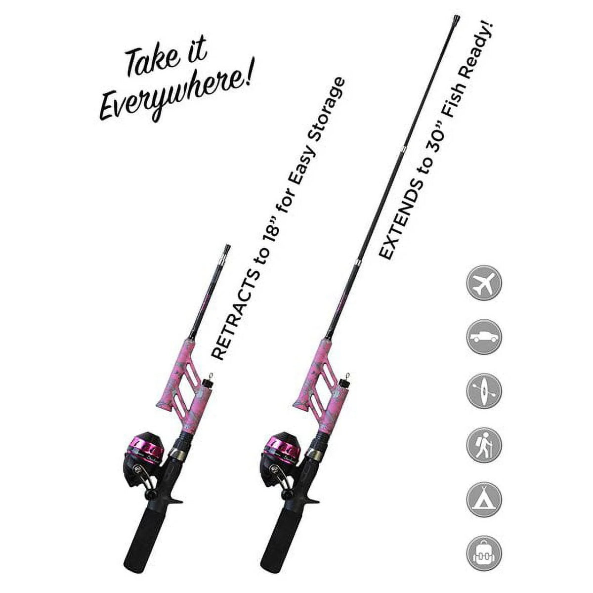 Pink Telescopic Spincast Combo N176746