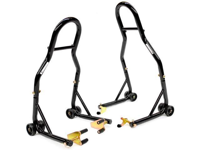 Motorcycle Front+Rear Dual Lift Stand with Spools Y9395