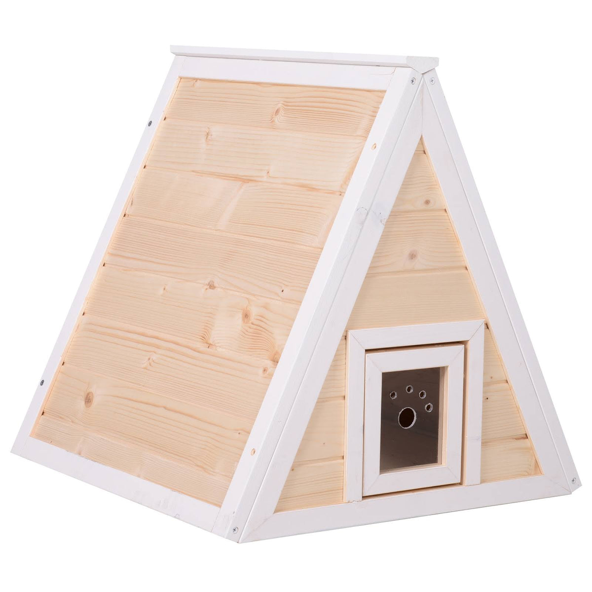 Solid Wood Cat Condo Outdoor Pet Shelter O168