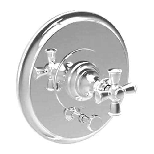 Balanced Pressure Tub & Shower Diverter Plate with Handle English Bronze P17993