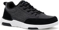 Breathable Cushioned Canvas Walking Sneakers Black Size 9 X5306