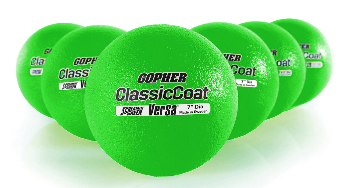 Versa Coated-Foam Balls Green 7x22 Diameter F95903