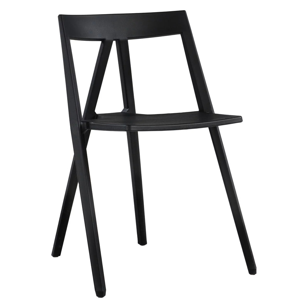 Black Stackable Resin Polypropylene Event Chair N950