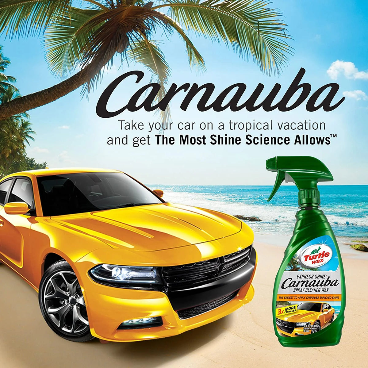 Carnauba Spray Cleaner Wax, 16 oz., Pack of 6 K40337