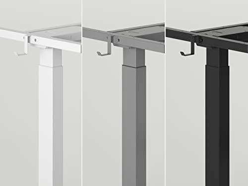 Triple Motor L Shaped Electric Standing Desk Frame, Black (Frame Only) R97119
