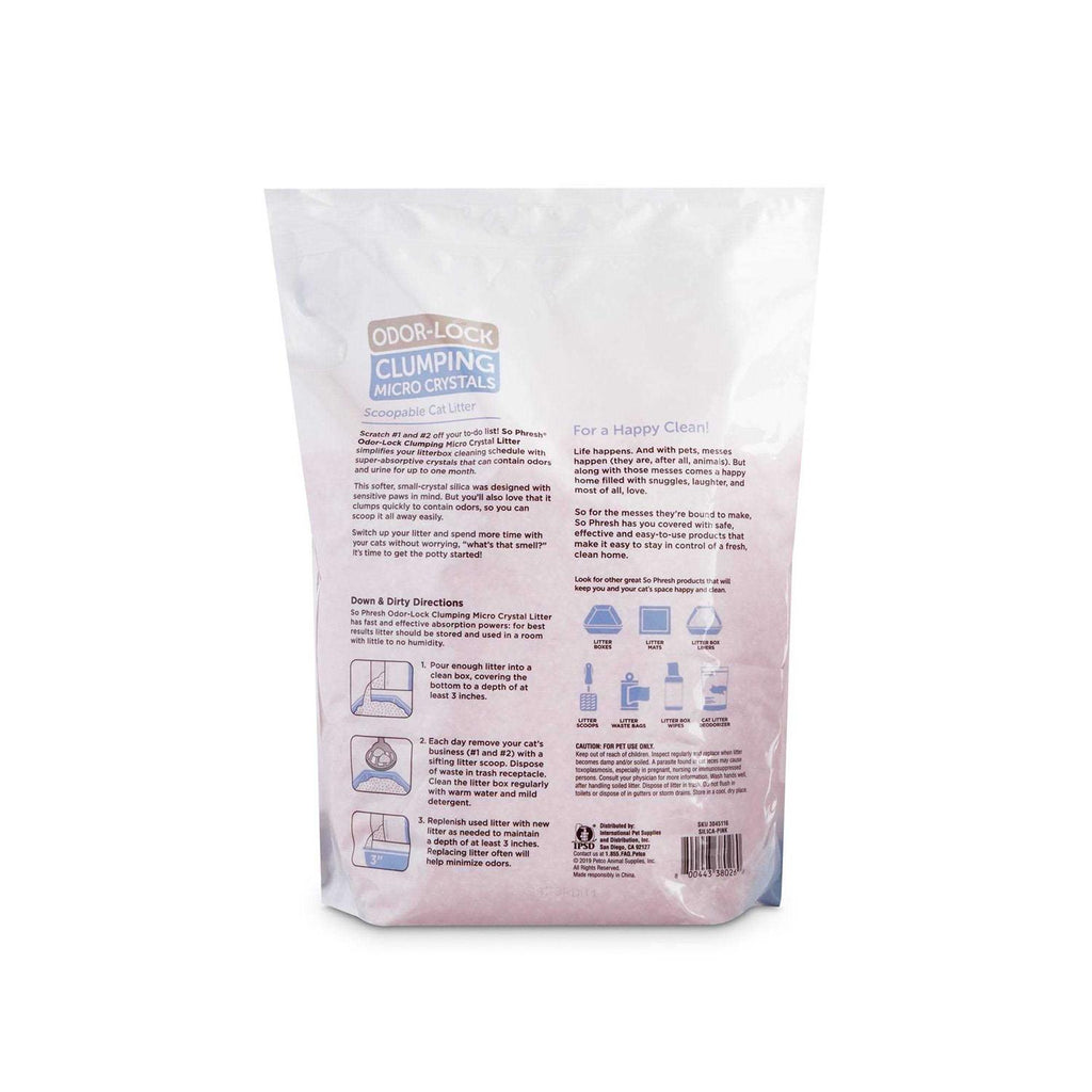 Clumping Micro Crystal Cat Litter Silica P76108