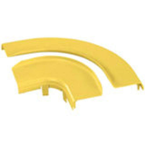 Yellow ABS Plastic Cable Raceway Right Angle Fitting P845