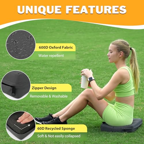 2 Pcs Water-Repellent Stadium Seat Cushions E50770