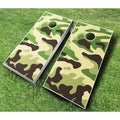 Camo Tournament Cornhole Set Maroon Baby Blue Z238588