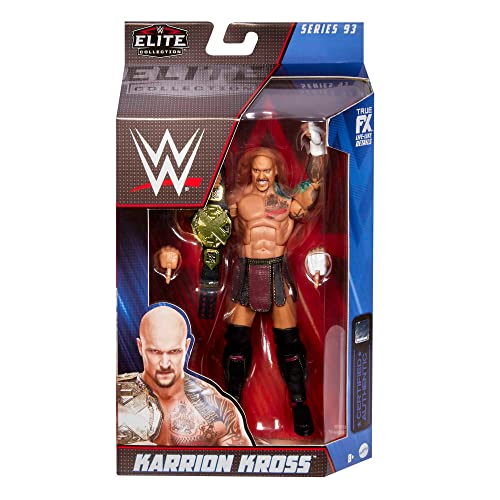 WWE Elite Collection Action Figure & Accessories, 6-inch Collectible with 25 Articulation Points & Swappable Hands B4721