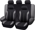 Automotive Seat Covers Full Set Breathable Universal Pink Black N29057