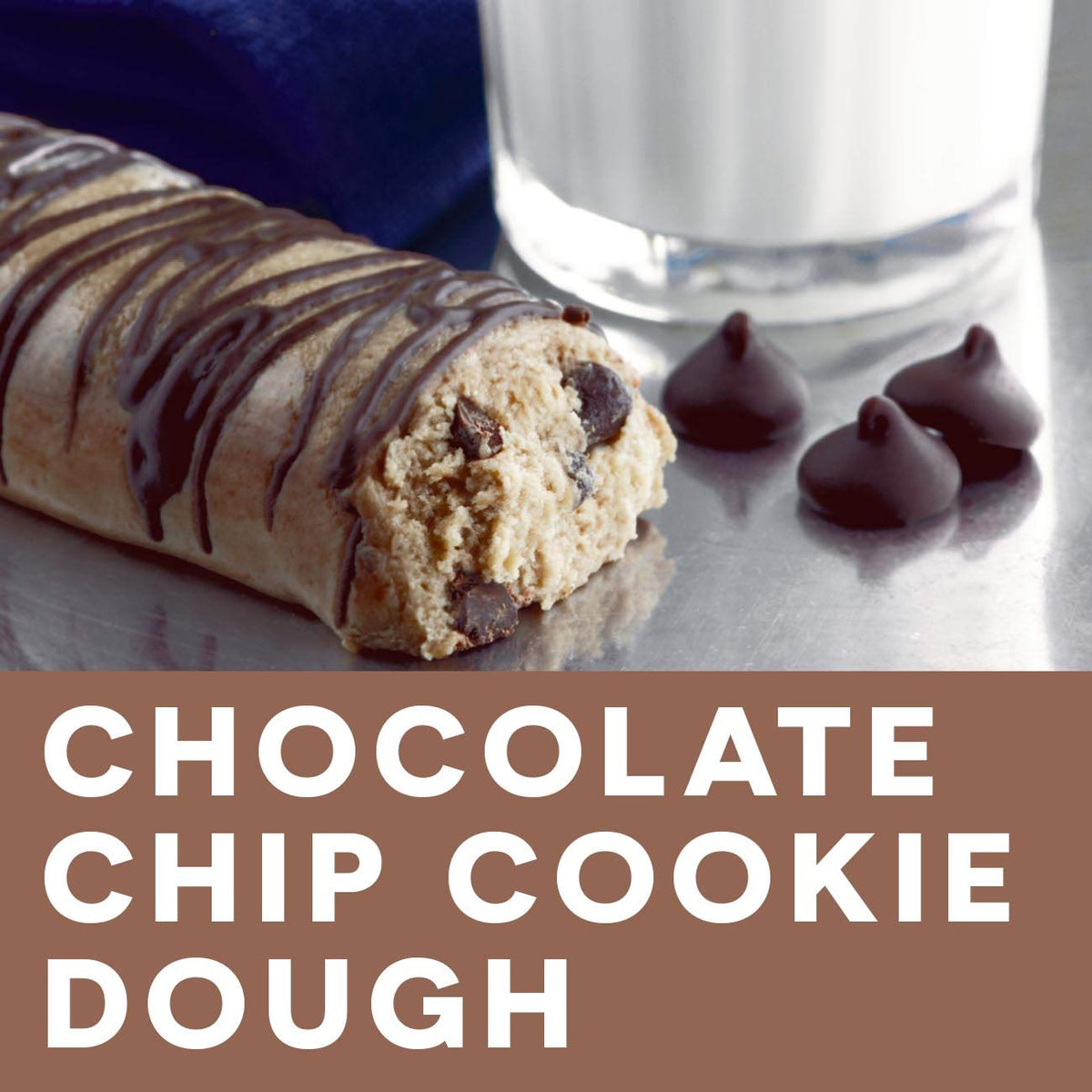 Chocolate Chip Cookie Dough Protein Bars, 10g Protein, 12 Bars J30160