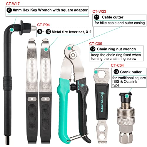 27 Piece Bike Tool Kit With Storage Case E546256