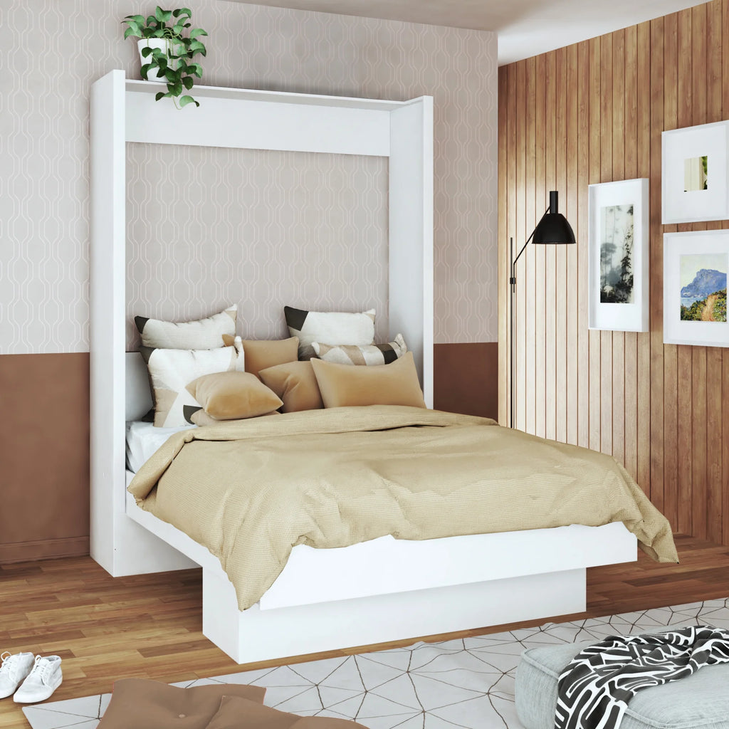 Queen Murphy Wall Bed with Shelf A116424
