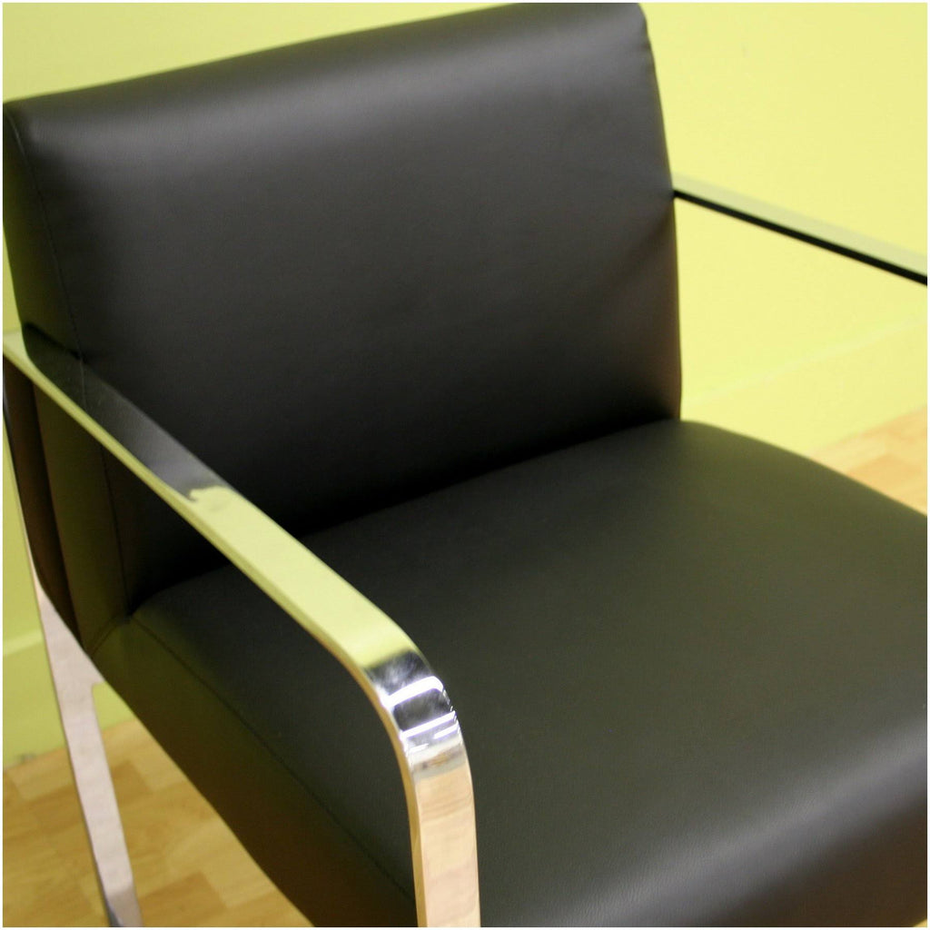 Black Leather Chair B60832