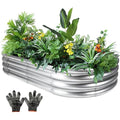 Galvanized Metal Raised Garden Bed 4x2x1ft X358