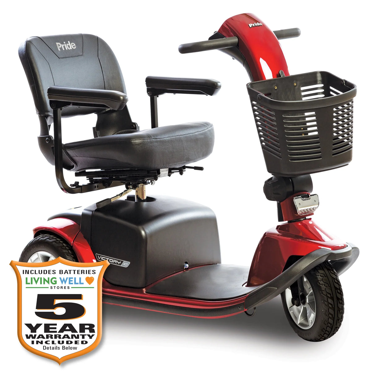 3-Wheel Heavy Duty Mobility Scooter Y432712