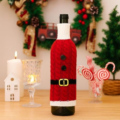 Christmas Wine Bottle Cover E321