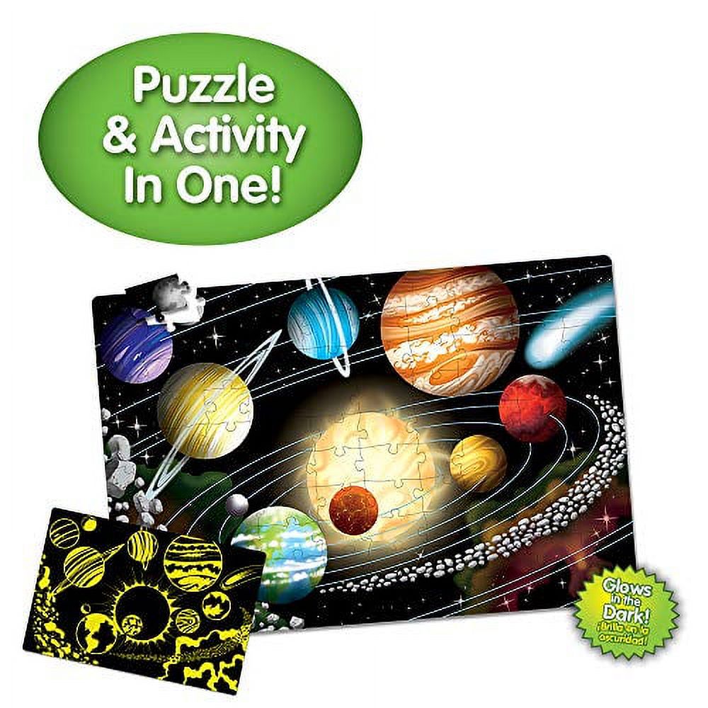 100 Piece Glow in the Dark Space Puzzle E3503
