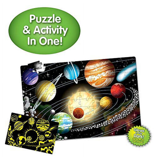 100 Piece Glow in the Dark Space Puzzle E3503