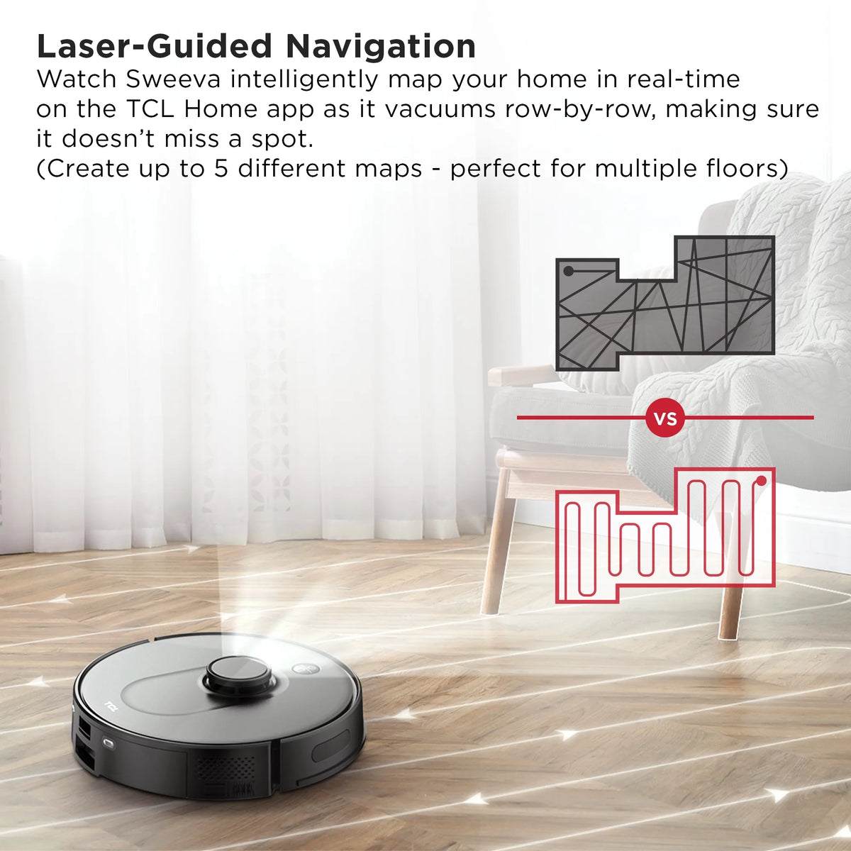Smart Robot Vacuum with Auto-Empty Station M34517