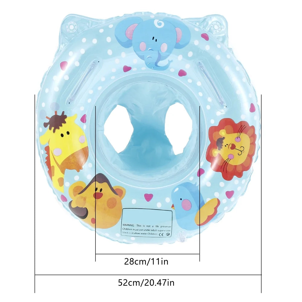 Blue Inflatable PVC Baby Swimming Pool Ring J6596