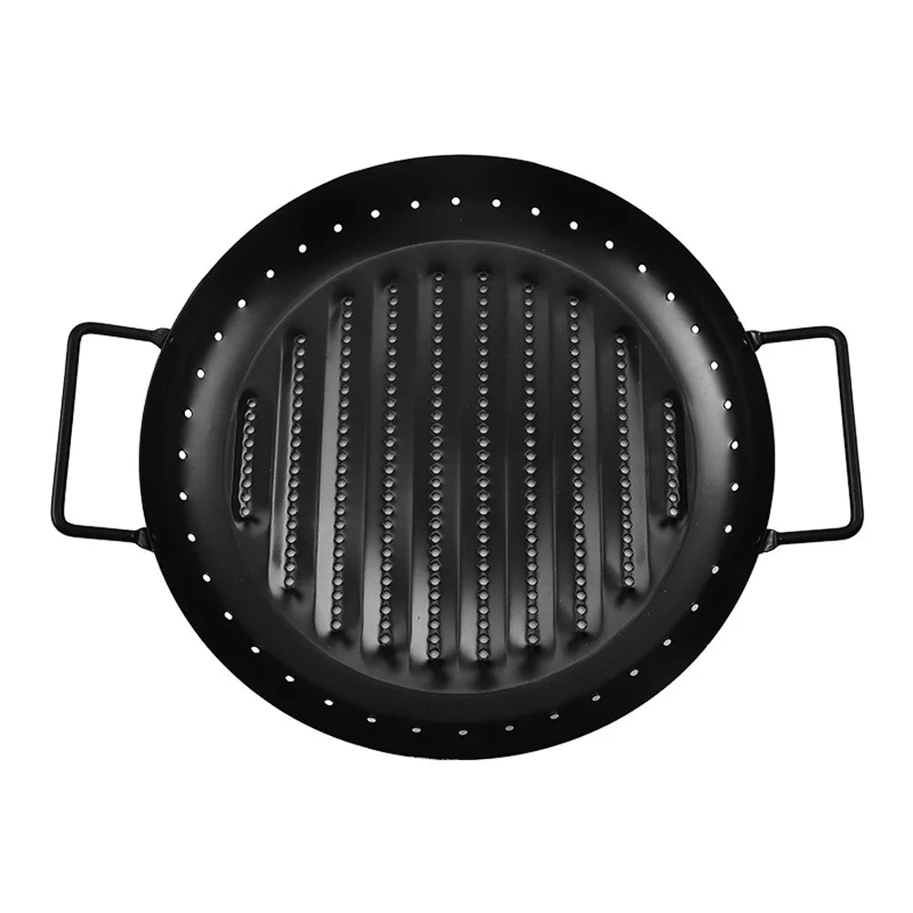 Grill Pan Korean Bbq Tray Griddle Stovetop Non Stick V7307