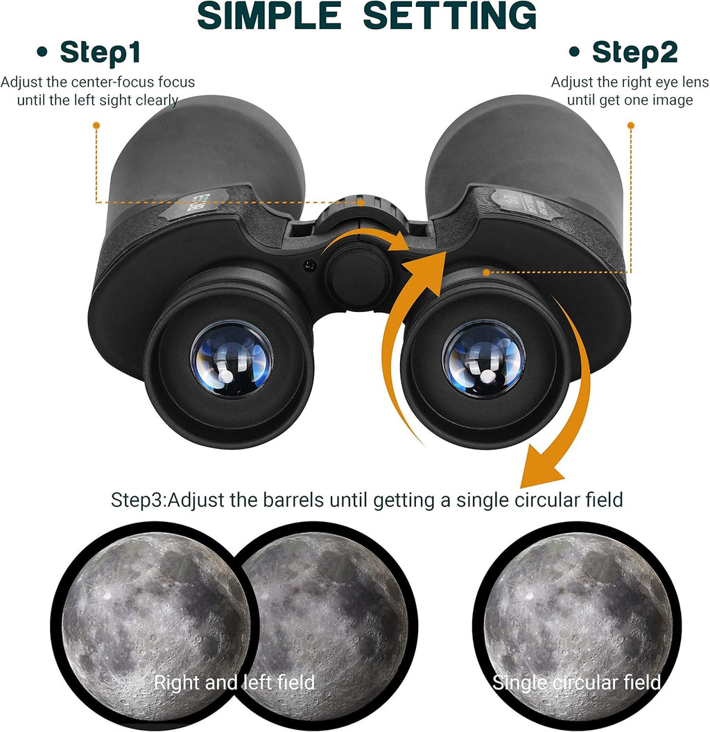 Giant Binoculars Astronomy 15X70 Waterproof with Carrying Bag X318