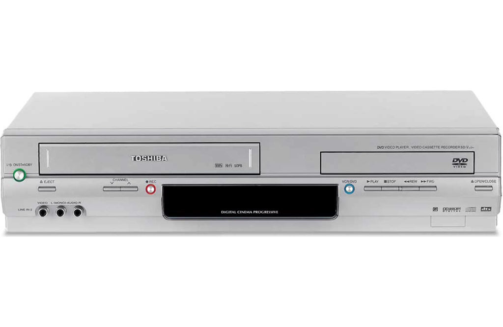 Pre-Owned DVD VCR Combo with Remote, Manual, and Cables A293