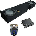 Compatible with 01-14 Ford F250 F350 Ext Super Cab Truck Dual 10 Sub Box & CXA400.1 X909058