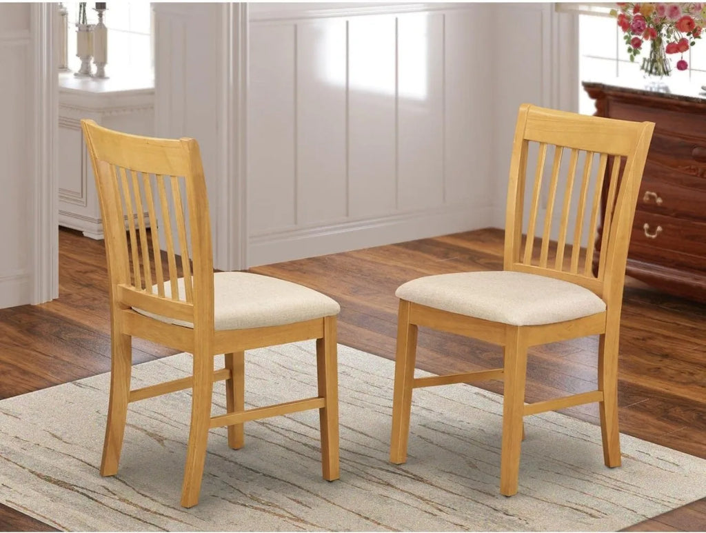 Upholstered Wooden Dining Chairs, Set of 2 T71245