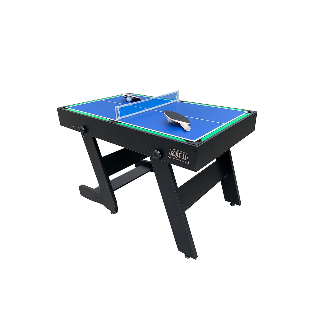 4-in-1 Multi Game Table with Billiards, Push-Hockey, Ping pong, Foosball D996515