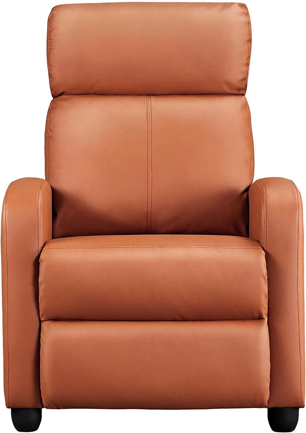Tan Faux Leather Recliner Chair G12971