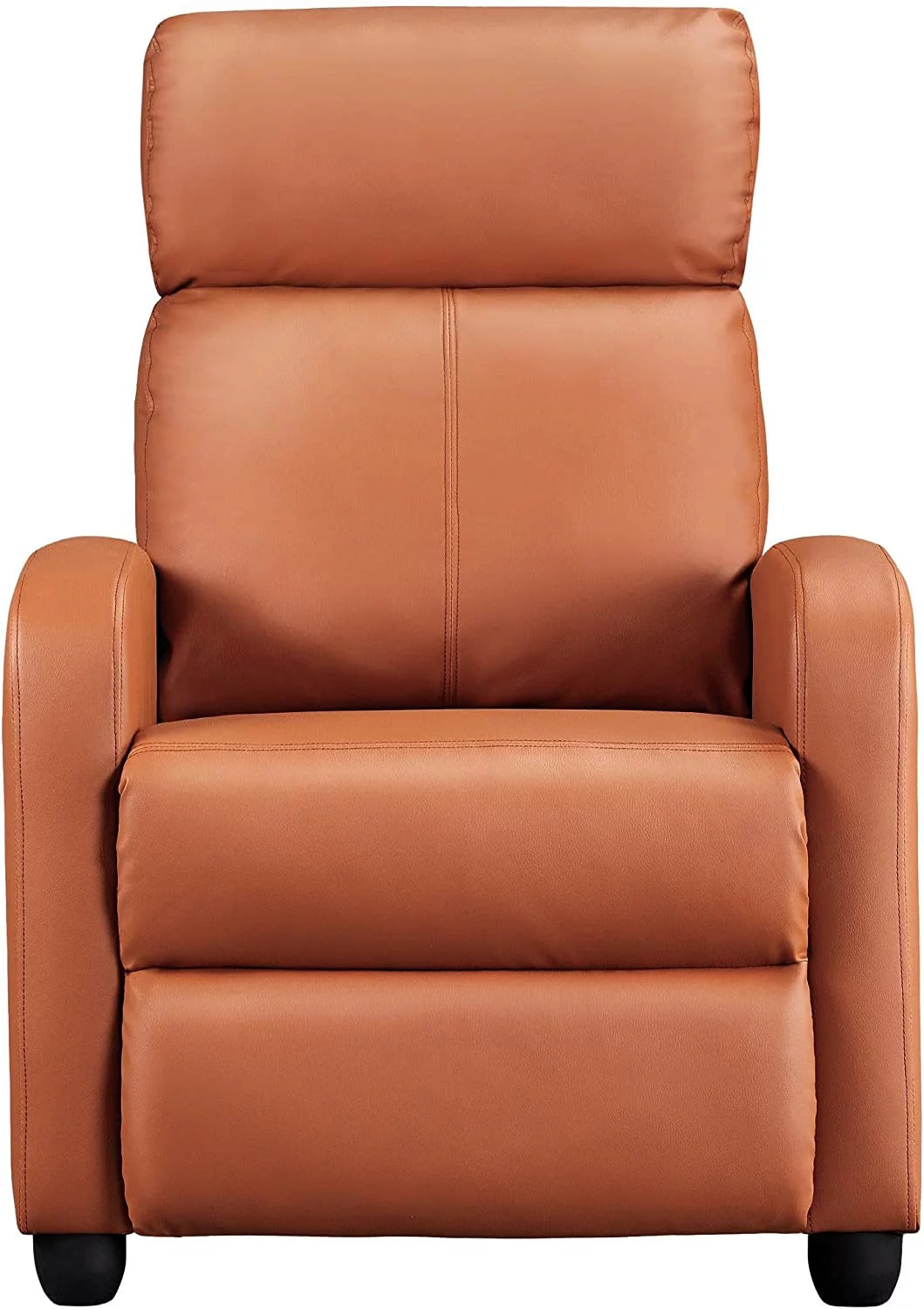Tan Faux Leather Recliner Chair G12971