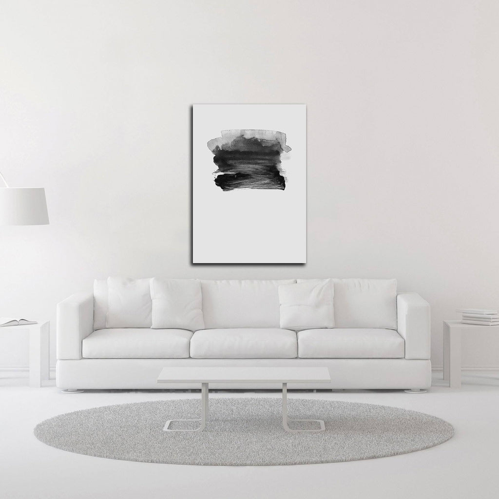 Grey Print on Canvas N40738