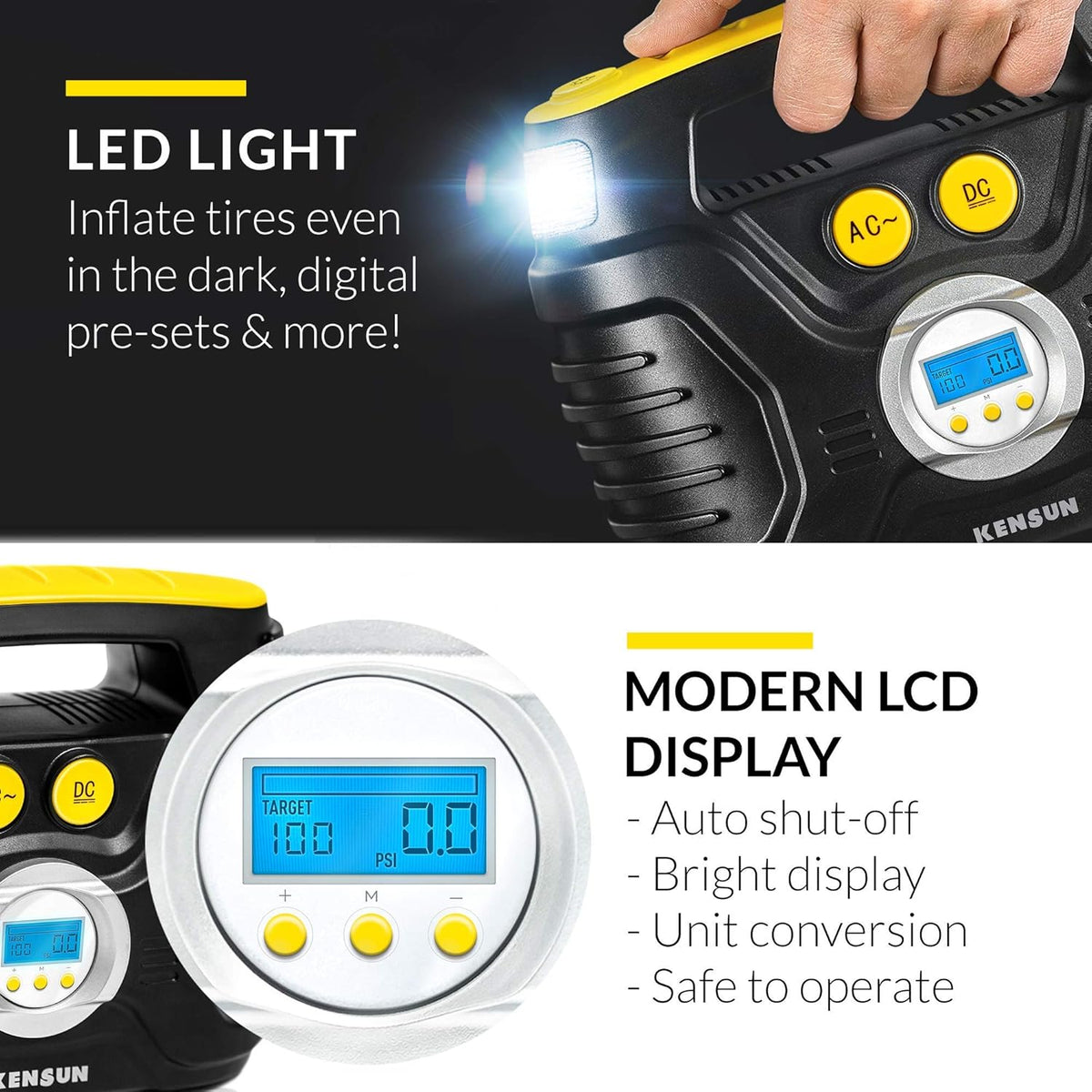 Portable Tire Inflator Air Compressor Pump R869435