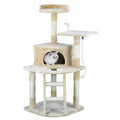 49 in. Cat Tree Condo with Sisal Covered Posts S910
