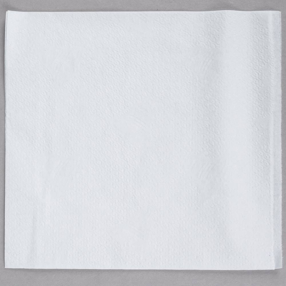 12x22 x 12x22 1/4 Fold White Premium Luncheon Napkin - 6000/Case E5754