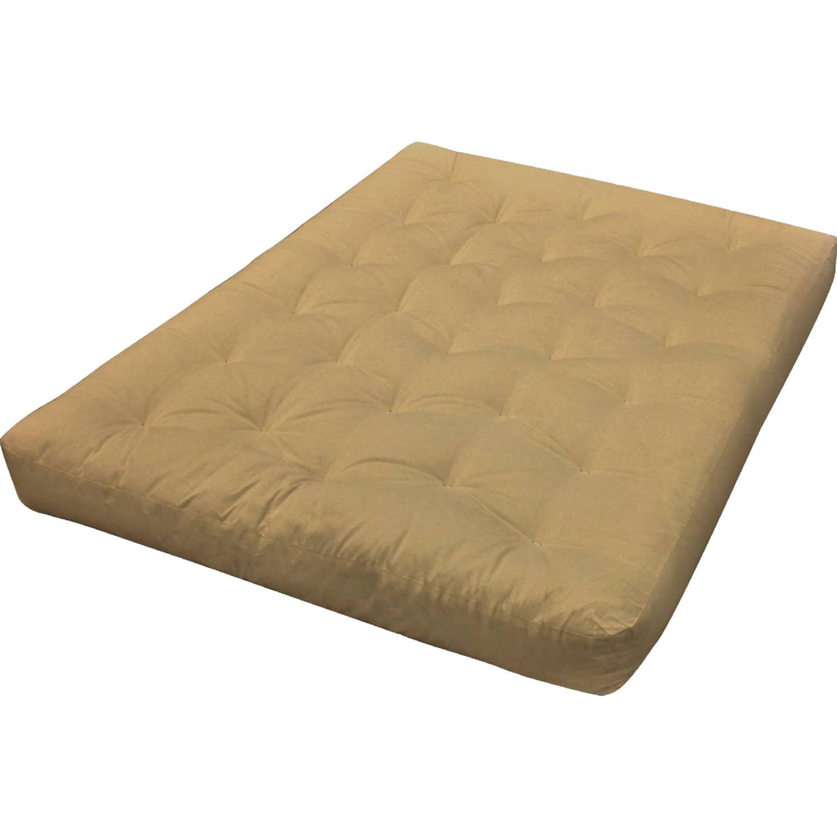 King Futon Mattress Tan Microfiber D259