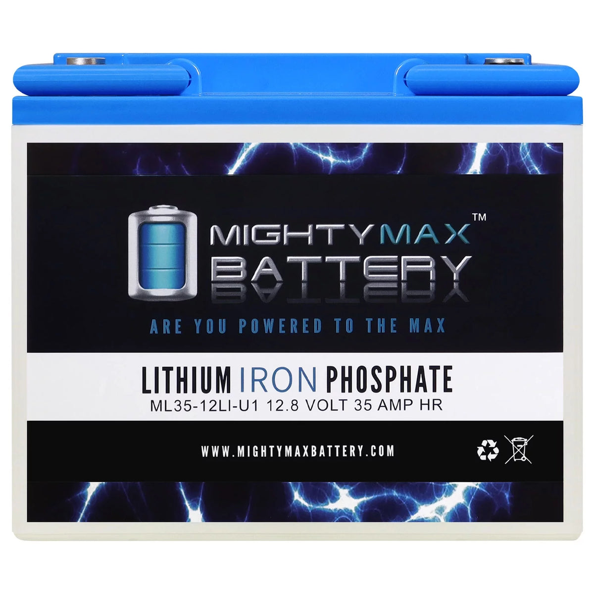 12V 35AH U1 Lithium Replacement Battery I6353