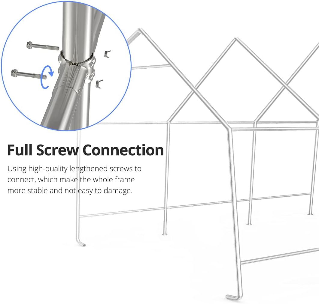 10' x 15' Heavy Duty Anti-Snow Carport Canopy G42674