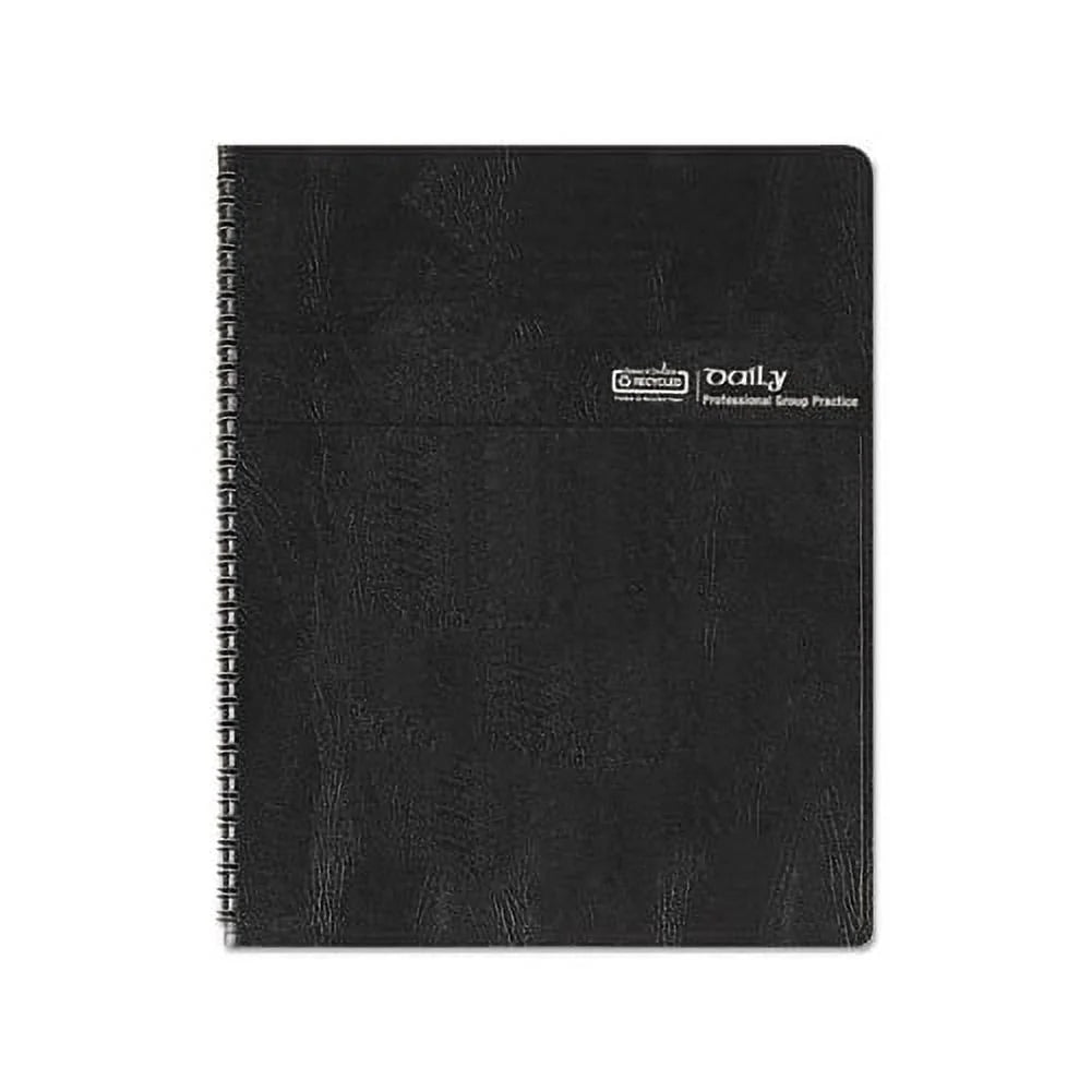 Black Hardcover Appointment Book 11 x 8.5 X6329