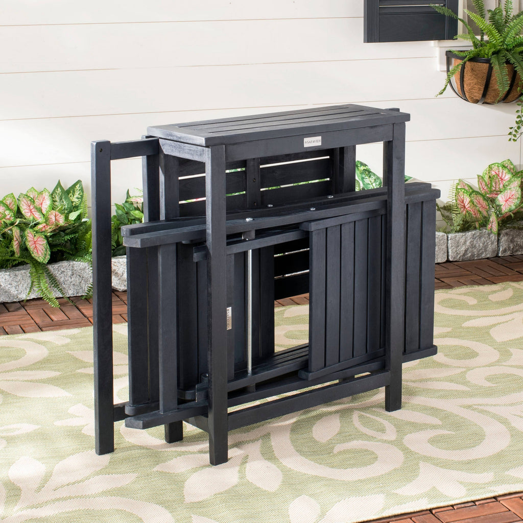 Dark Slate Grey Bistro Set U76086