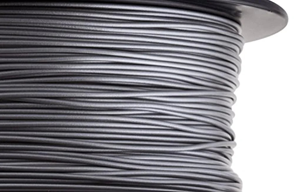 Silver PLA 3D Printer Filament, 1.75 mm, 1 kg Spool V38426