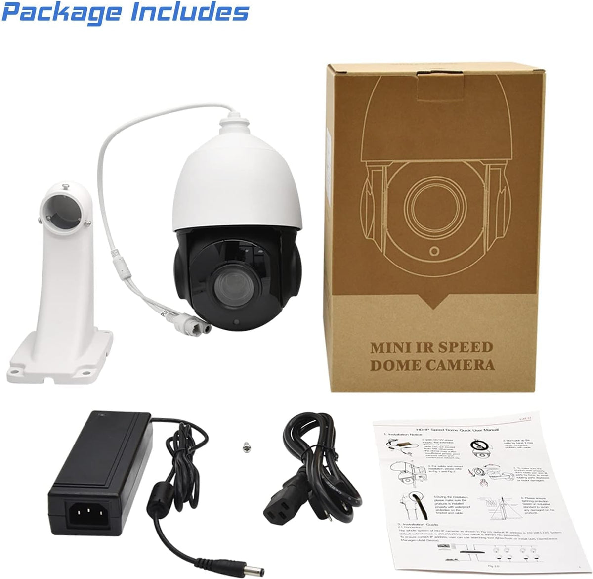 8MP Outdoor PTZ IP Camera with 4.7~84.6mm Motorized Lens K298