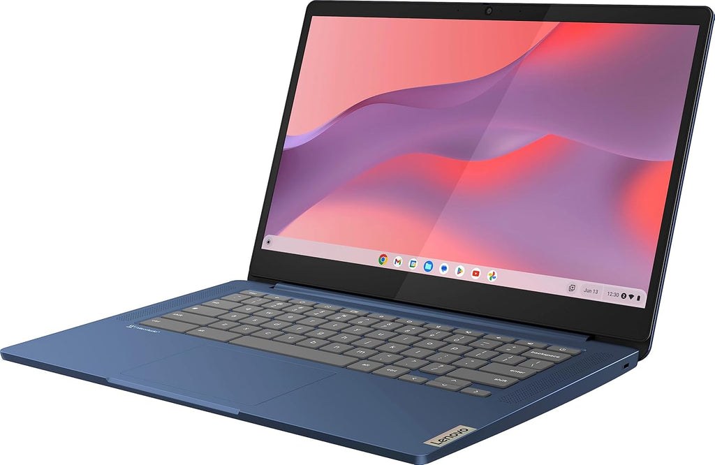 14'' FHD Touchscreen Chromebook Laptop, 8-Core MediaTek Kompanio 520 Processor, 4GB RAM, 64GB eMMC, Abyss Blue D4911